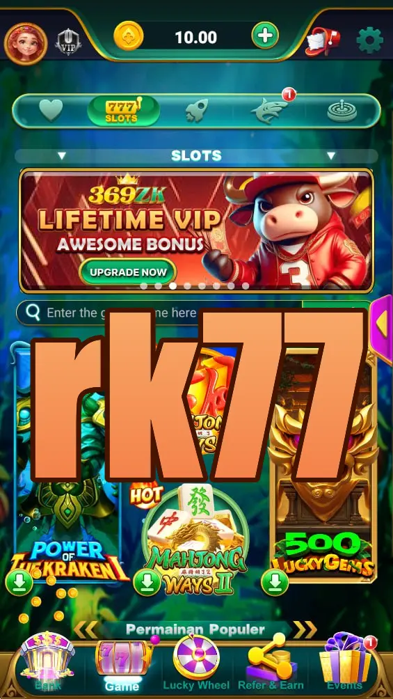 rk77 Masuk